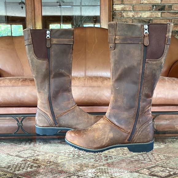 Eddie Bauer Shoes Nwot Size 8 Eddie Bauer Leather Trace Boots